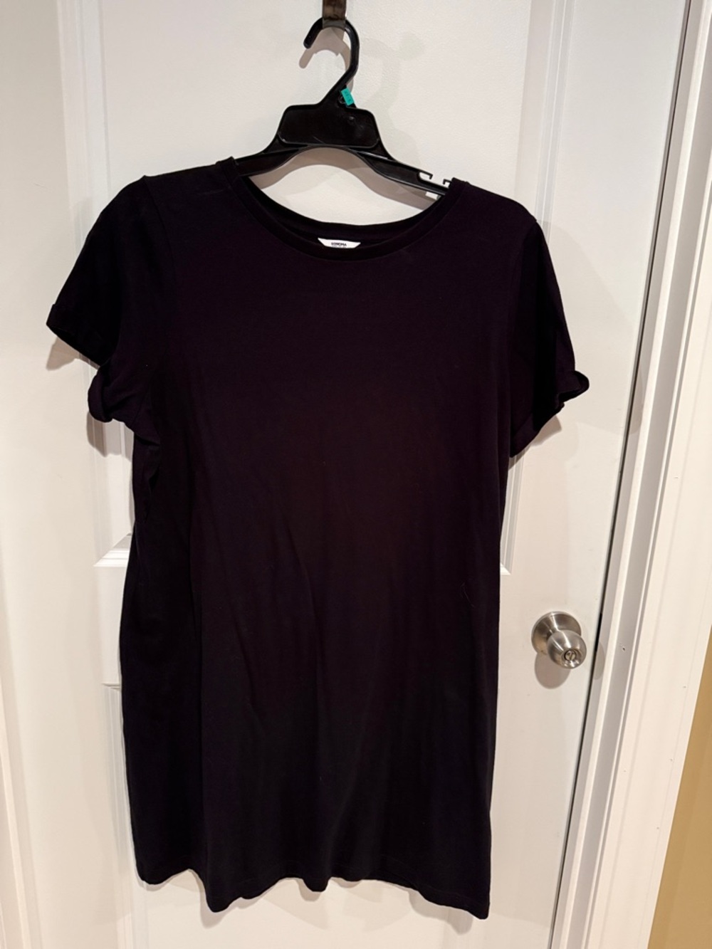 Sonoma Black Short-Sleeve Tee Dress